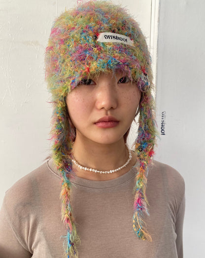 OFFSHOOT Hand-Knit Bonnet 천주옥 모자
