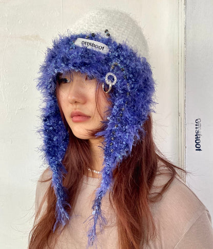 OFFSHOOT Hand-Knit Bonnet 천주옥 모자